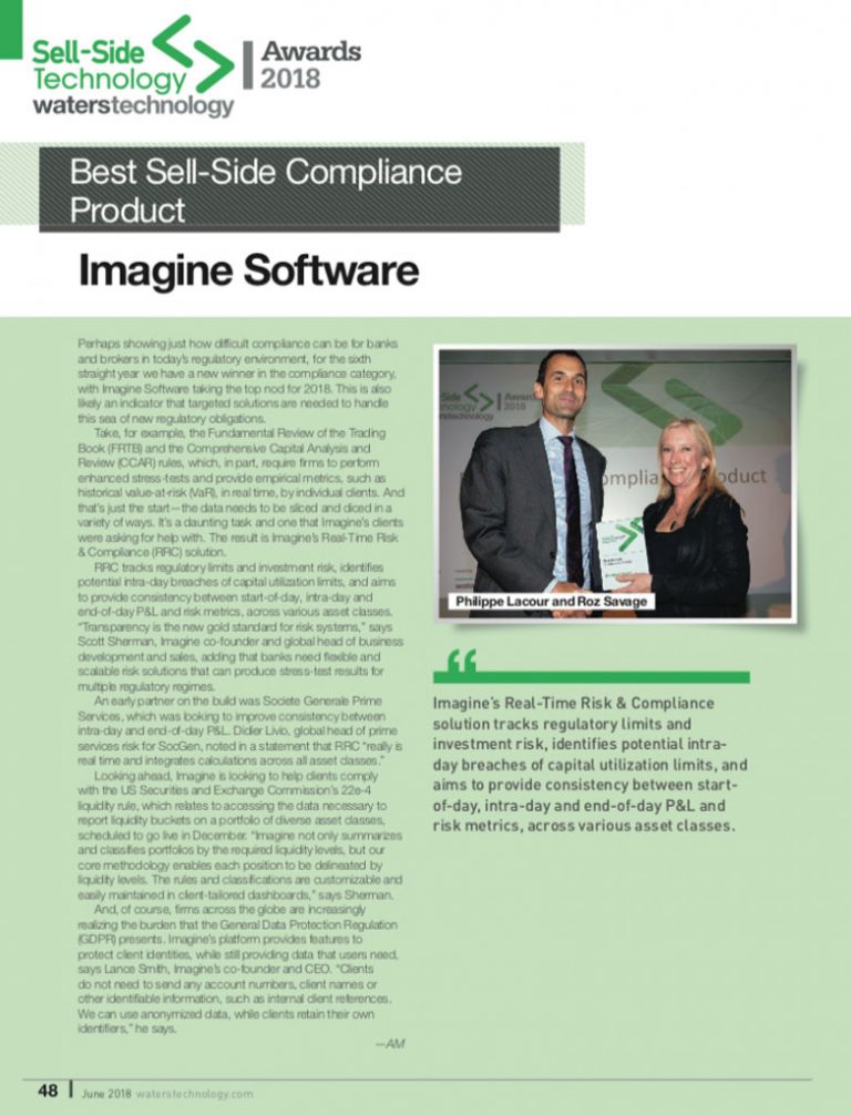 Best Sell-Side Compliance Product