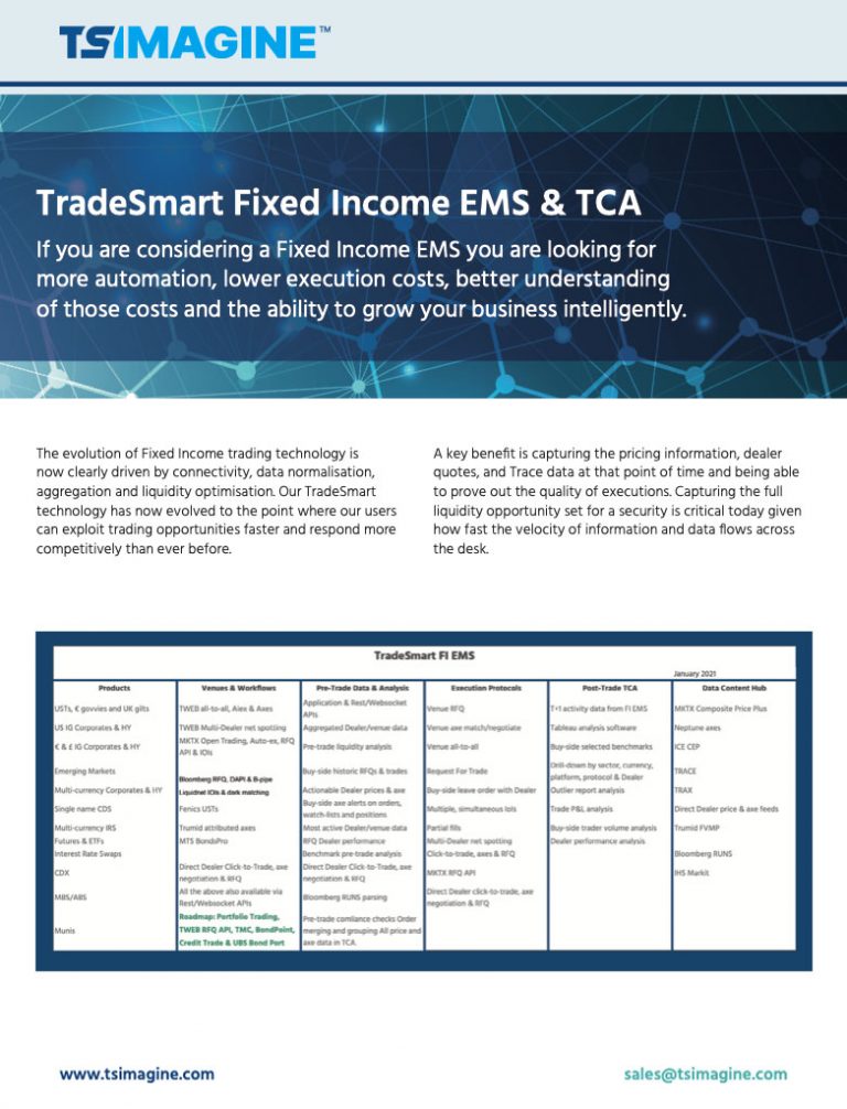 TradeSmart Fixed Income EMS & TCA