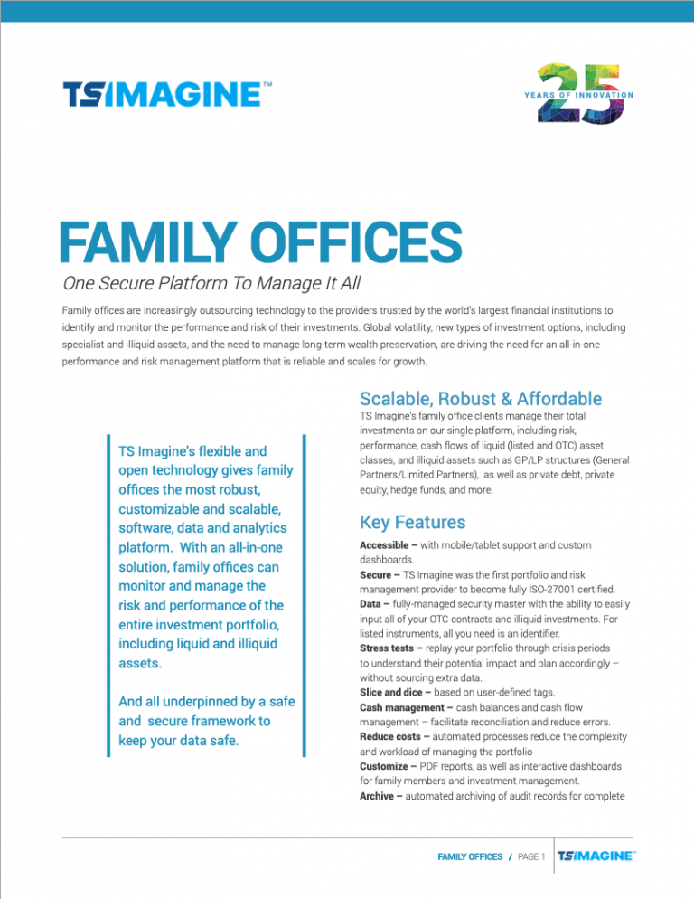 Family Offices – One Secure Platform to Manage it All