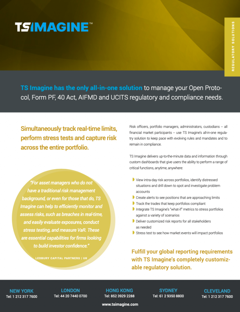 Regulatory Solutions Overview